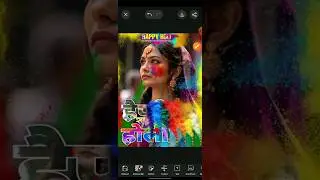 How to edit holi photo in picsart  new tutorials 2024#youtube #shortfeed #tranding #viral