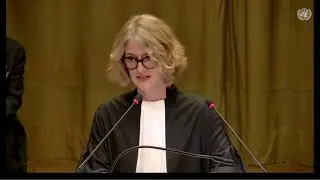 ICJ Climate Change Pleading Palestine  - Prof. Kate Mackintosh