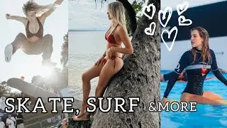 skating a FLOATING SKATEPARK | redbull pooldrop | surfing
