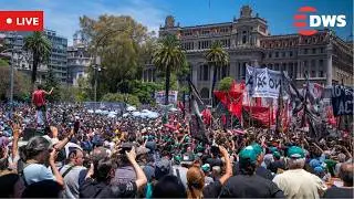 LIVE: Argentines Protest Outside Senate Amid Controversial Labour Reform Debate | AC15