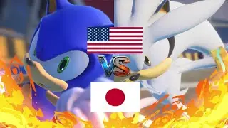 Sonic Racing: CrossWorlds - Sonic and Silver Rival Interaction (ENG VS JAP)