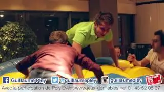 Poly Event Inflatable Game: Wrestling on Guillaume Radio 2.0 with Squeezie!