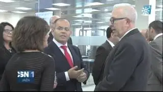 El Consejero de empleo visita la empresa jiennense Software del Sol
