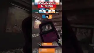 1 second clutch! #r6 #r6siege #rainbow6 #r6clips #r6clipsdaily #siege #clutch #siegeclips #shorts