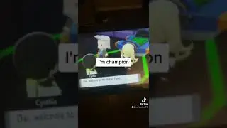 I'm the Sinnoh Champion #pokemon #champion #Cynthia #brillantdiamond
