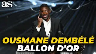 OUSMANE DEMB&Eacute;L&Eacute; remporte le BALLON D&rsquo;OR 2025: discours complet | C&Eacute;R&Eacute;MONIE BALLON D&rsquo;OR