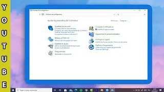 فتح لوحة ضبط الاعدادات ويندوز 10 / Ouvrir le panneau de configuration avec Windows 10