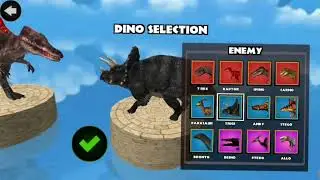 dinosaur arena battle  lost kingdom game play android by (dexus dinosaur)