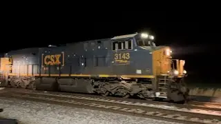 Northbound CSX M532 meeting Southbound CSX I126 in Gibson, and Bells, TN 2-25-25