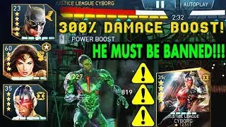 Injustice 2 Mobile. Justice League Cyborg IS WAY OVERPOWERED! Justice League Team Insane Gameplay!