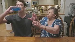 DRINKING DEADLY POISON PRANK w/ MY GRANDMA!! ( Funny Videos & Pranks )