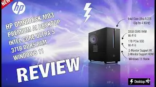 Обзор HP OmniDesk M03 2026 | Настольный компьютер с процессором Intel Core Ultra 5 225 AI | 32 ГБ...