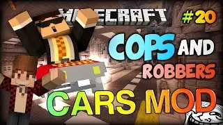 Trolling CARS! - Minecraft MODDED Cops and Robbers: CARS (Minecraft Mods - Cars Mod) w/ FRIENDS