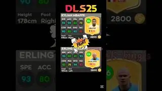 DLS 25 | MBAPPE VS HAALAND 🔥 | #dls25 #dls2025 #dreamleaguesoccer #shorts #shortsyoutubevideo