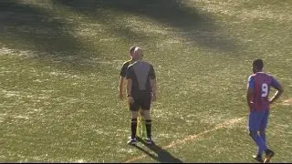&Aacute;RBITRO (Jos&eacute; Rodrigues) AMEA&Ccedil;A BRUNINHO EM PLENO JOGO  - MINUTO90 TV