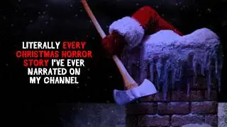 5+ Hours Christmas Horror Stories - Soft, Level Audio - Rain/Fire/Snowstorm Ambience 😌❄️⛈️