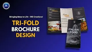 How to Create a Tri-Fold Menu Design for a Restaurant Using Canva 🍽️ | INS Creations Ltd