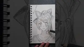 ANIME | girl with a big bow
