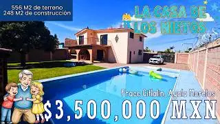 🏡VENDO CASA ESCRITURADA 😱 Disfruta con los mas pequeños ❤️ en  AYALA MORELOS ‼️
