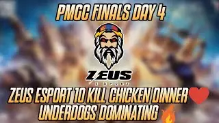 Zeus Esport 10 kill Chicken Dinner | PMGC Finals Day 4 | PMGC Finals 2020