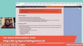 Fresh Arts SpaceTaking Artist Activation Residency: Call for Proposals