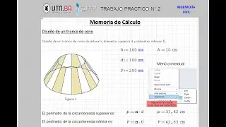 Smath memoria de cálculo
