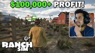 Can I Achieve The 100000$ Challenge in Ranch Simulator! | Southwest Ranch Simulator - Part 16