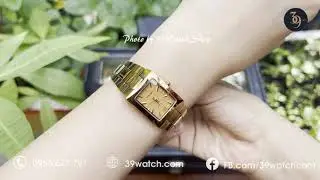 Review Đồng hồ Rado nữ RA07 NUMV m&agrave;u v&agrave;ng, d&acirc;y đ&aacute; ceramic nguy&ecirc;n khối, mặt k&iacute;nh saphire chống trầy