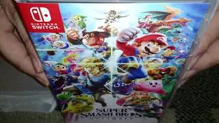 Nostalgamer Unboxing Super Smash Bros Ultimate Steelbook Limited Edition On Nintendo Switch UK PAL