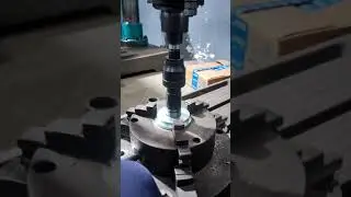 ID Burnishing on drill machine Blind bore dia.35mm with job clamped