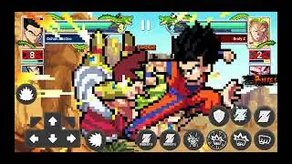 Z legends 3 Gogeta ssj4 Gohan e Android 17 vs Freeza kid boo e Broly
