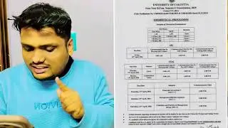 Sem-1 2026 Official Exam Schedule| Ba/Bsc/Bcom | Calcutta University 