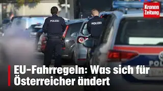 EU-Fahrregeln: Was sich f&uuml;r &Ouml;sterreicher &auml;ndert | krone.tv NEWS