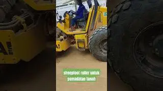 sheepfoot roller untuk pemadatan tanah #duniakonstruksi #tekniksipil