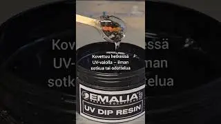 EMALIA&reg; UV DIP Resin - Korkea viskositeetti UV hartsi | Dippaa ja koveta uv valon avulla - emalia.fi