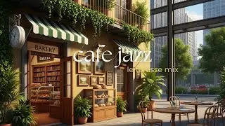 OUTDOOR CAFE JAZZ MUSIC | COZY GARDEN MORNING WITH COFFEE ☕🌿 | RELAX & FOCUS 🎷