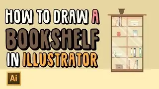 [How to draw] Bookshelf | Illustrator Tutorial