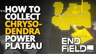 How to collect Chrysodendra Power Plateau Rare Growth Arknights Endfield