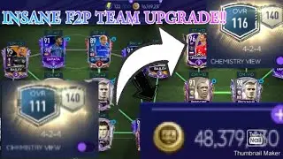 Insane F2P team upgrade!!! 3 toty starters! 45 million coins spent!! Road to 120 ovr F2P episode 1!!