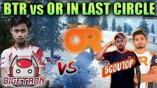 OR scout +mavi vs team btr fight in last zone pmwl scout super kr98k short killed btr win the match