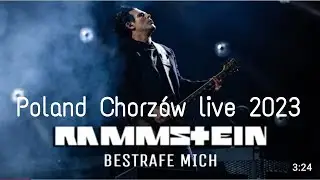 Rammstein - Bestrafe mich live 2023 Poland Chorzów