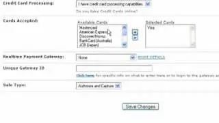 Total Business Cart - PayPal Payment Gateway Settings