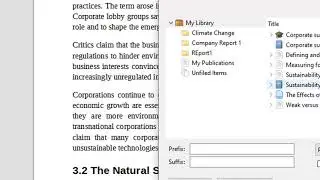 LibreOffice Writer 7 Part 6 - References and Bibliography