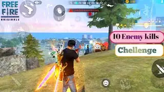 Ranked Mode🔥10 Kills Chellenge (Garena Free Fire)|#santalgamer