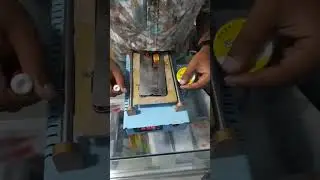 mobile glass touch cutting machine tag separator machine