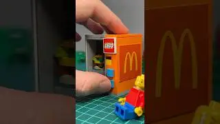 Working Lego McDonalds Vending Machine #lego