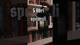 5 LIBRI SPETTRALI #halloween #ghost #ghosthunting #haunted #hauntedhouse #Libri #letture