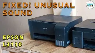 FIXED! EPSON L3110 UNUSUAL SOUND | PinoyTechs (Tagalog)