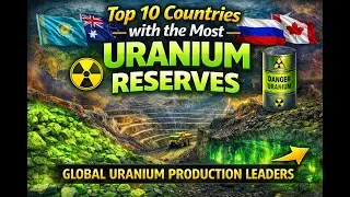 Top 10 Countries with the Most Uranium Reserves 🌍   Global Uranium Production Leaders