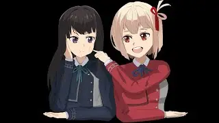 Day 1010 | Daily Art: Chisato Nishikigi/ Takina Inoue from Lycoris Recoil